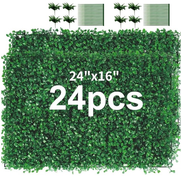 Grass wall panels 24in x 16in